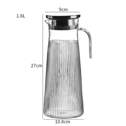 Pichet Transparent Antichoc pour Boissons Chaudes et Froides