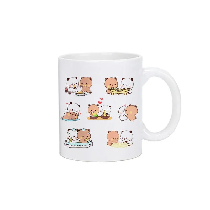 Tasse Moka Panda Bubu Dudu - Cadeau Mignon Couple et Amis