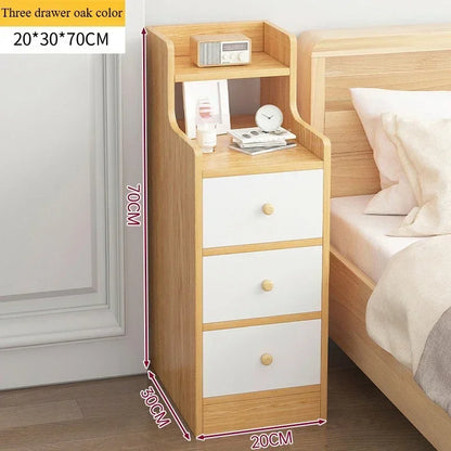 Table de Nuit Moderne - Rangement Multicouches Pratique pour Chambre
