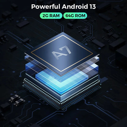 Autoradio Android 7" GPS Carplay pour VW, Seat, Audi - 2Din