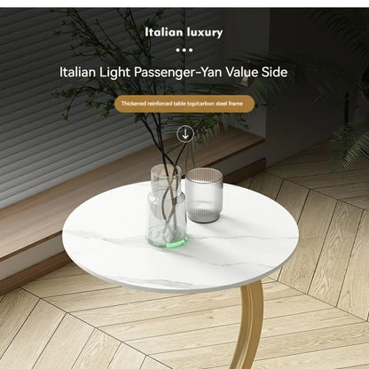 Table à thé ronde 2024 - Petit meuble d'appoint élégant