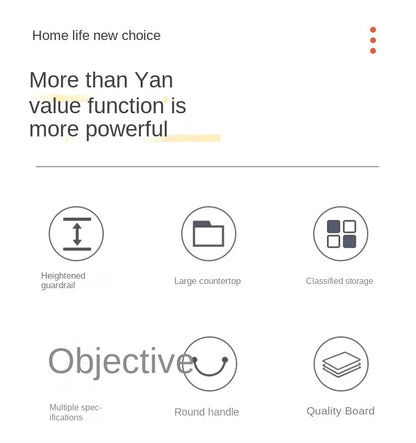 Armoire de Chevet Moderne en Bois Massif - Wuli House