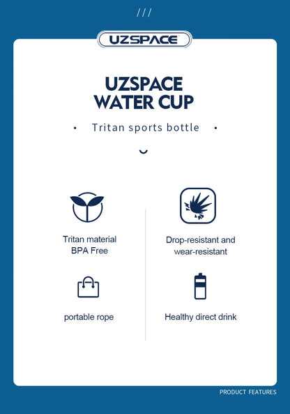 Gourde Sport Tritan Sans BPA - Bouteille d'Eau Portable 350/500ml