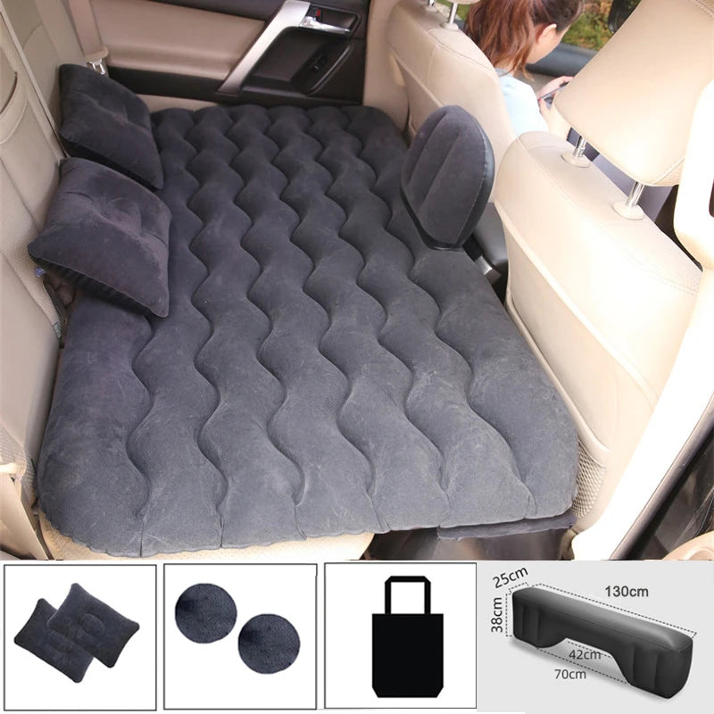 Matelas de voyage gonflable pour voiture - Confort et polyvalence