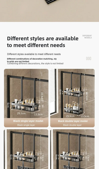 Organisateur de Toilette Mural pour Salle de Bain - Support Pratique