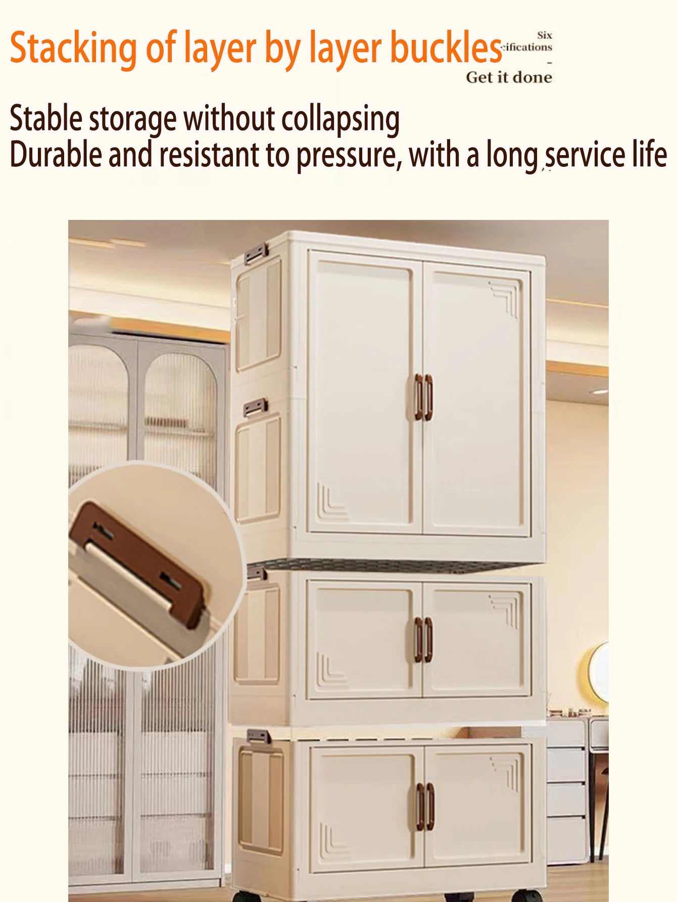 Armoire Pliable Grande Capacité - Organisateur de Vêtements Pratique