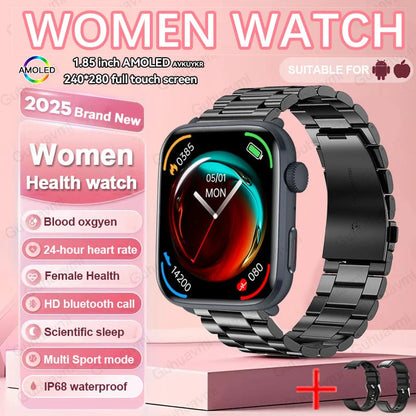 Montre Intelligente Xiaomi Femme - Diagnostic AI, HRV, PPG, IP68