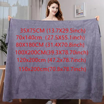 Serviette de bain en microfibre super absorbante et douce