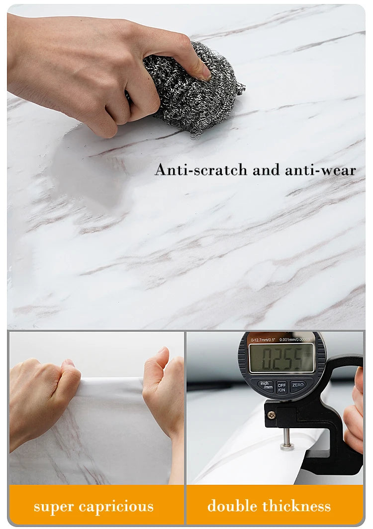 Film étanche autocollant pour rénovation de cuisine - Résistant à l'huile