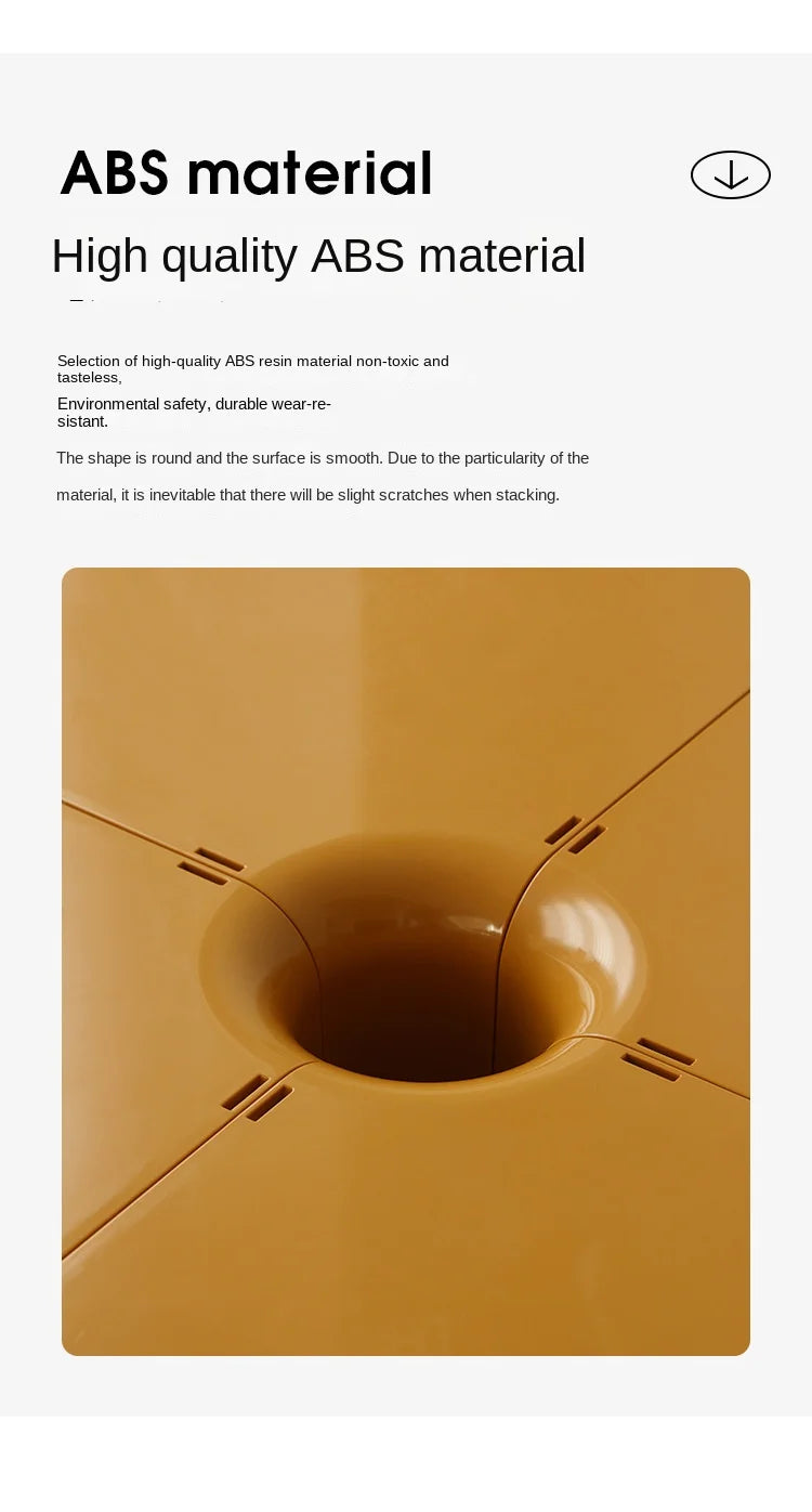 Table Basse Circulaire Nordique Créative – Design Modulable 2025