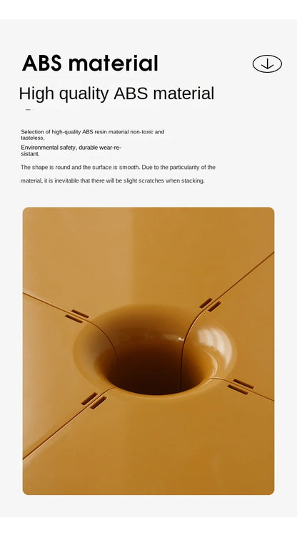 Table Basse Circulaire Nordique Créative – Design Modulable 2025