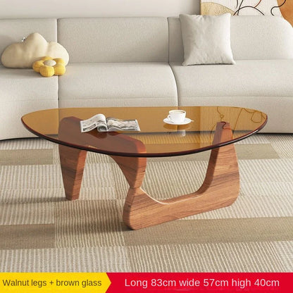 Table Basse Nordique Italienne en Forme de Goutte - Style Minimaliste