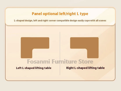 Bureau debout électrique L, réglable, moderne pour bureau et étude