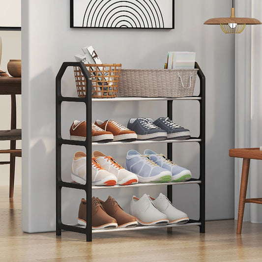 Étagère à chaussures 4 étages, rangement créatif pour la maison