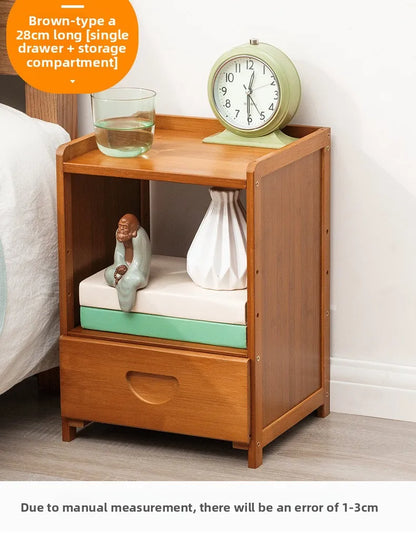 Table de chevet en bois massif - Armoire de rangement moderne