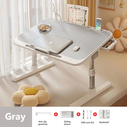 Bureau d'Ordinateur Pliable et Réglable pour Petite Espace