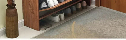 Armoire à chaussures en bois multicouche, gain de place et design pratique