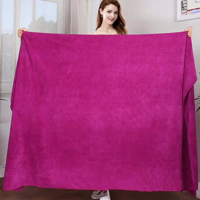 Serviette de bain en microfibre 120x200 cm, douce et absorbante