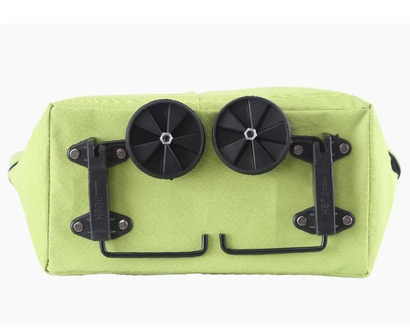 Chariot à roulettes pliable pour courses - Sac à provisions pratique