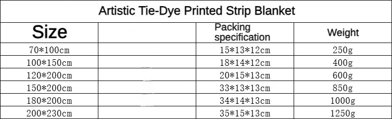 Couverture polaire chaude pour lit - Flanelle teinture par nouage