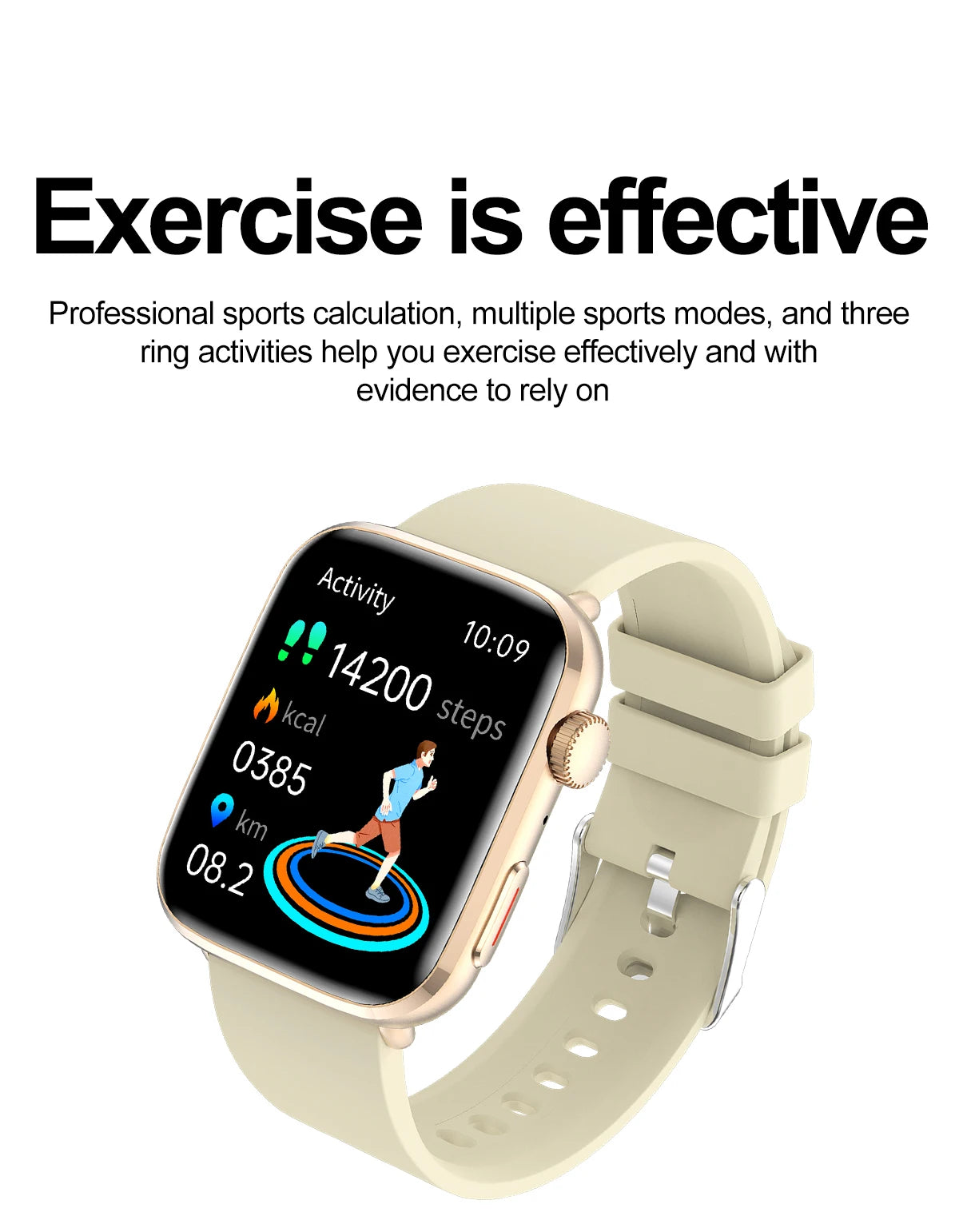 Montre Intelligente Xiaomi Femme - Diagnostic AI, HRV, PPG, IP68