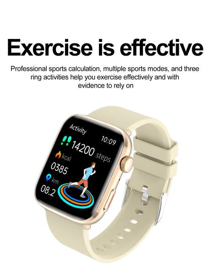 Montre Intelligente Xiaomi Femme - Diagnostic AI, HRV, PPG, IP68