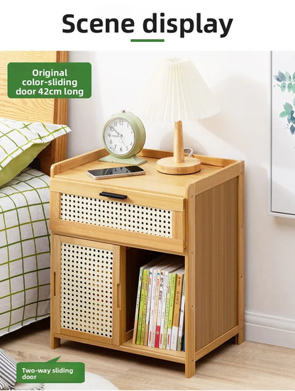Table de chevet avec tiroir - Armoire de rangement élégante