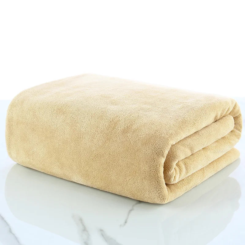 Serviette de bain microfibre douce, absorbante et à séchage rapide