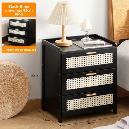 Table de chevet avec tiroir - Armoire de rangement élégante