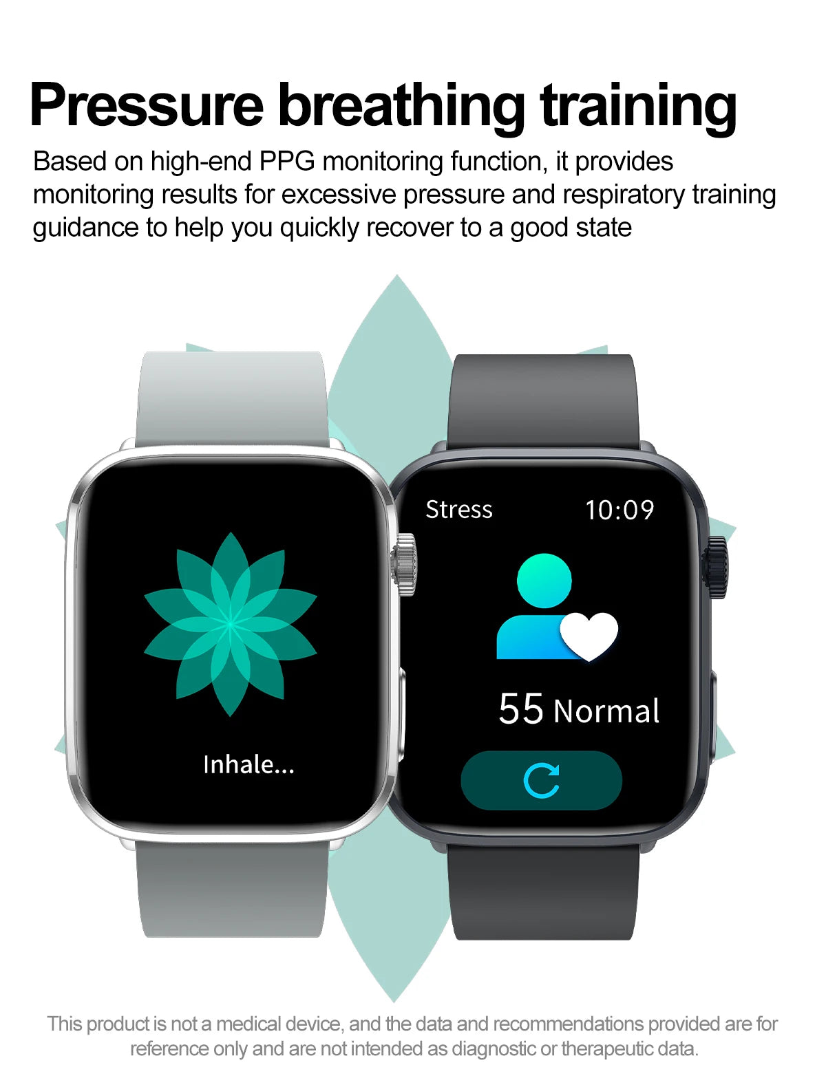 Montre Intelligente Xiaomi Femme - Diagnostic AI, HRV, PPG, IP68