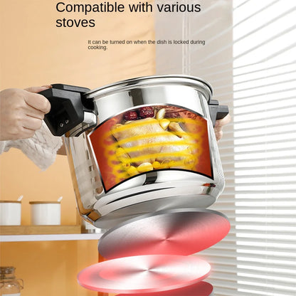 Marmite en Acier Inoxydable à Micro-pression pour Soupes et Ragoûts