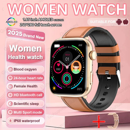 Montre Intelligente Xiaomi Femme - Diagnostic AI, HRV, PPG, IP68