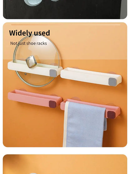 Étagère Murale Salle de Bains - Pantoufle Rack Économie d'Espace