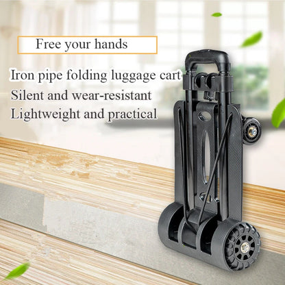 Chariot de courses pliable 4 roues - Camion portable jardin