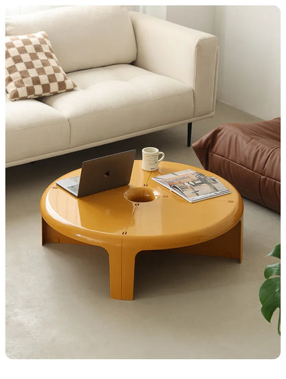 Table Basse Circulaire Nordique Créative – Design Modulable 2025