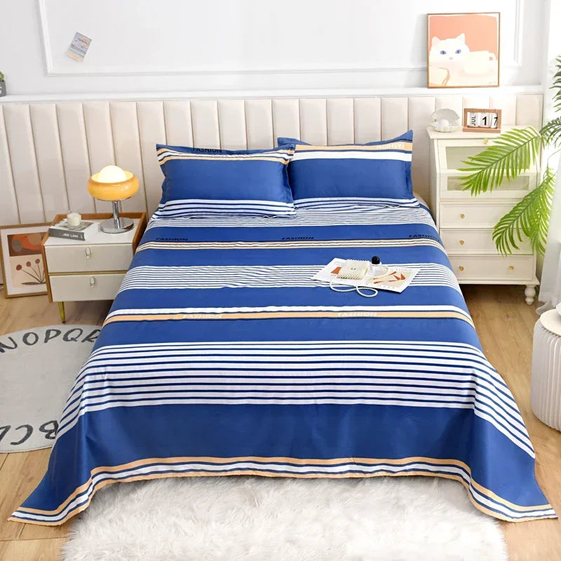 Draps de Lit Fleuri Réactifs pour Lit Double, Simple, Queen, King