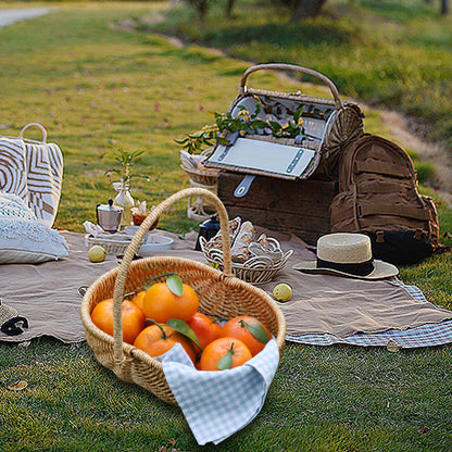 Mir de Rangement en Bois Rustique pour Pique-Nique et Fleurs