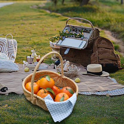 Mir de Rangement en Bois Rustique pour Pique-Nique et Fleurs