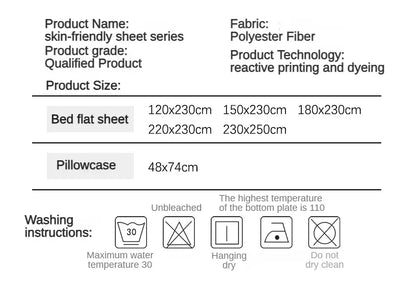 Drap Plat Doux Uni pour Lit Double - Confort et Élégance