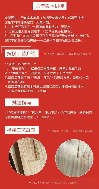 Table à Manger Pliante en Bois Massif - Table Rectangulaire Multifonction