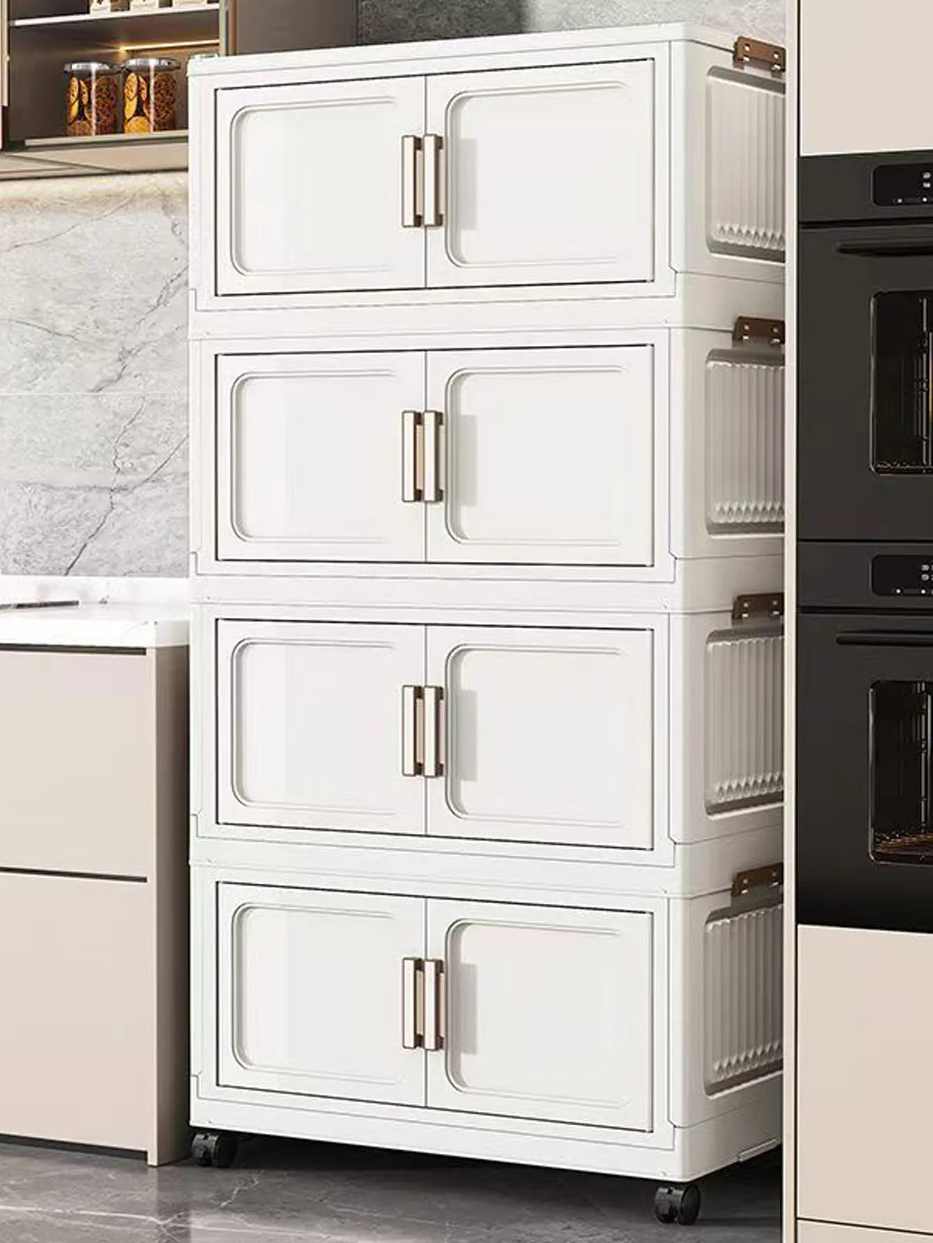 Armoire de rangement pliable pour vêtements de bébé et enfants