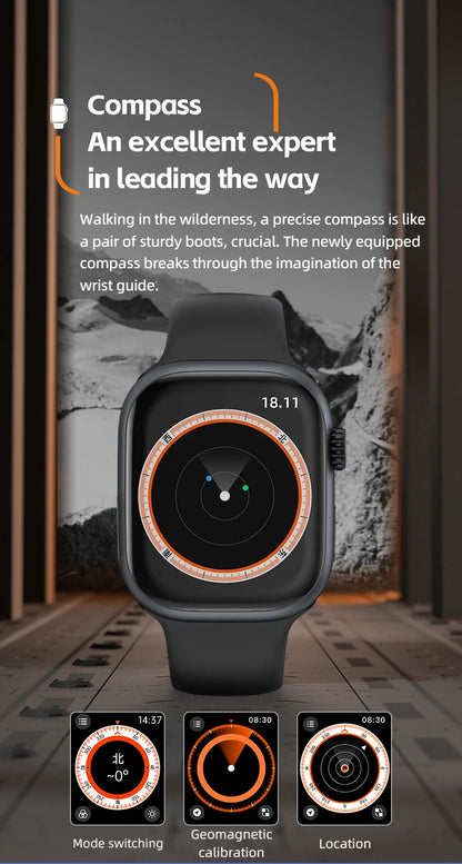 Montre CD99 5G AMOLED 2,29'' - Smartwatch avec caméra rotative