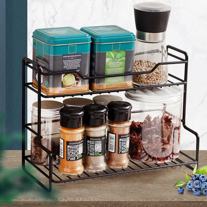 Étagères de rangement en acier inoxydable pour salle de bain et cuisine