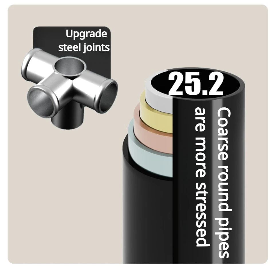 Armoire pliante en acier durable - Rangement pratique sans installation