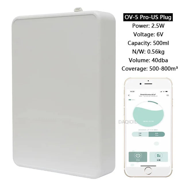 Diffuseur de Parfum Intelligent 500ML - Désodorisant Sans Eau