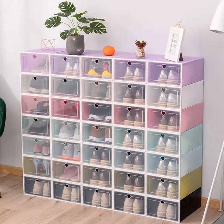 Armoire à chaussures en plastique multicouche pour un rangement pratique
