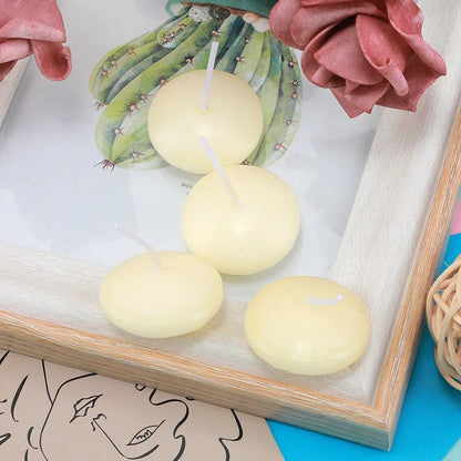 Bougies flottantes non parfumées - 16 pièces pour décor romantique