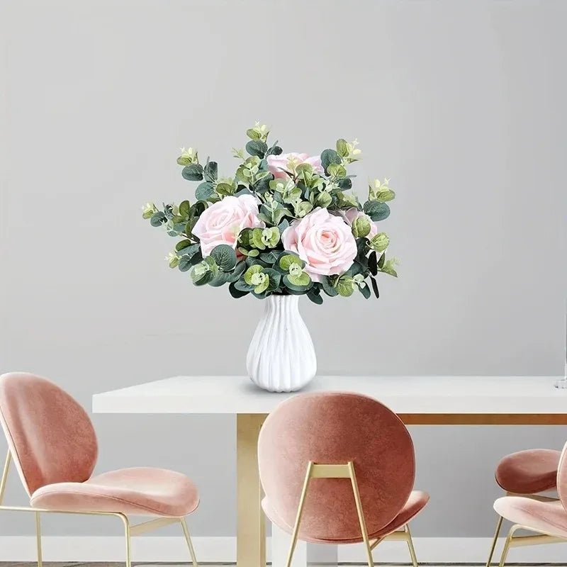 Tiges d'Eucalyptus Artificielles pour Décoration de Salon - 5/10/20 pièces