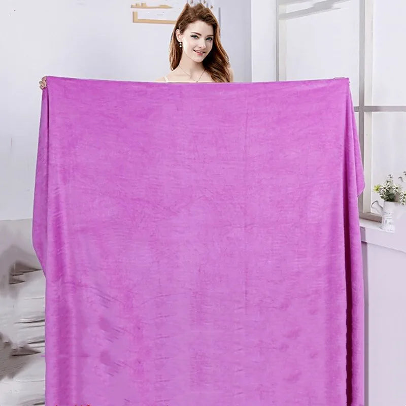 Serviette de bain en microfibre 120x200 cm, douce et absorbante