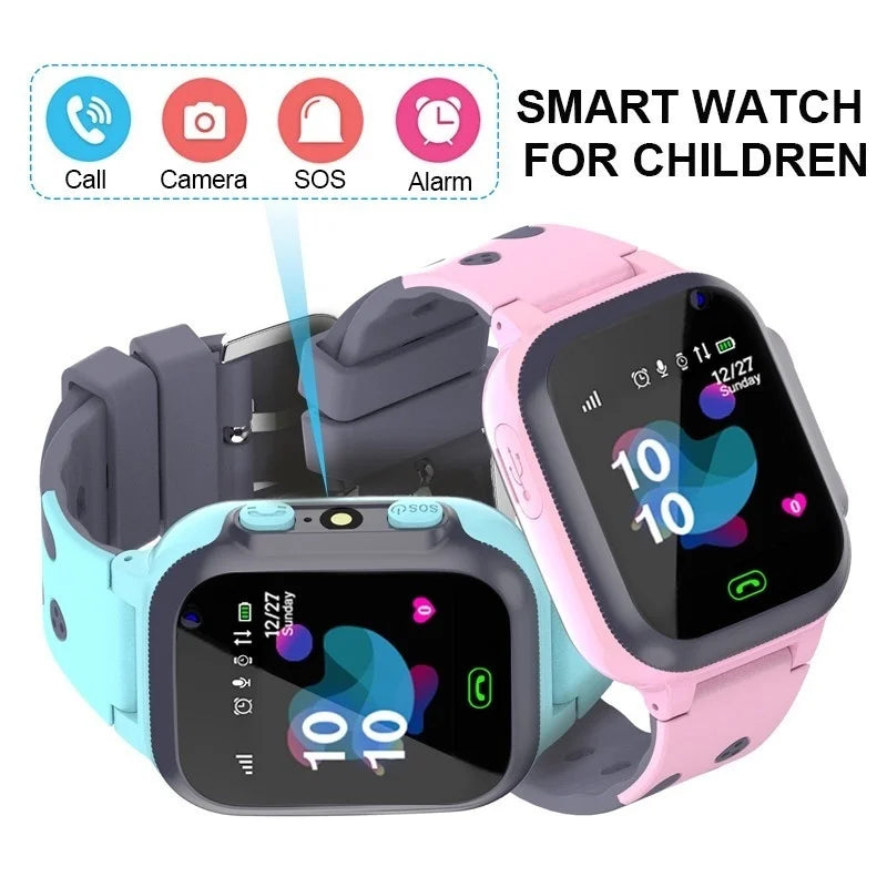 Montre intelligente GPS pour enfants - 4G, étanche, SOS, appel vidéo